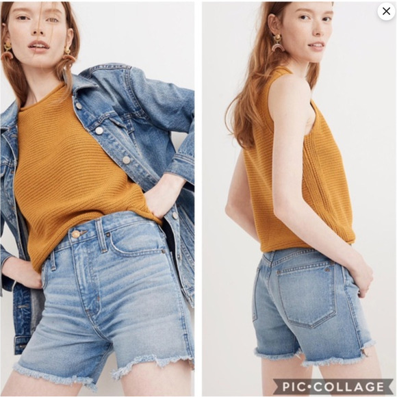 Madewell Pants - Madewell The Perfect Jean Short: Step-Hem Edition Size 26
